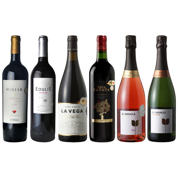 全て金賞受賞！スペイン赤ワインと人気のカヴァの6本セット(AEONdeWINE限定)(その他スペイン) | AEON de WINE