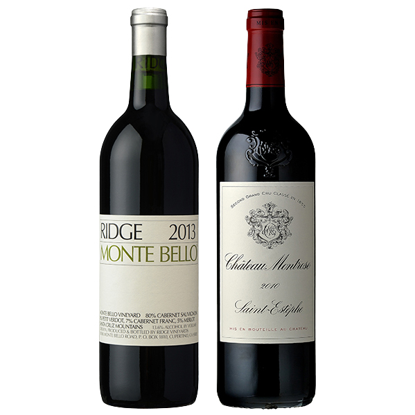 13 リッジモンテベロ 10シャトーモンローズ パーカーポイント100点2本セット オリジナル Ridge Monte Bello 13 Ch Montrose 10 その他 Aeon De Wine