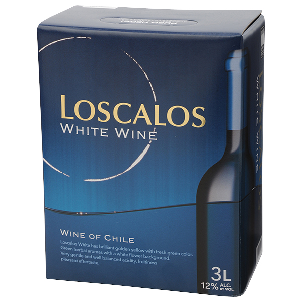 ボックスワイン】ロス カロス 白（３L） (LOSCALOS BLANC)3000ml 白 やや甘口| AEON de WINE (イオンでワイン)