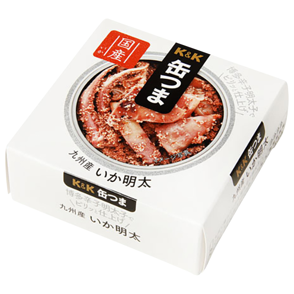 WINE　IKA　いか明太　TSUMA　de　FOOD　国分(KANN　九州産　WINE】缶つま　de　AEON　40g　MENTAI)(その他)