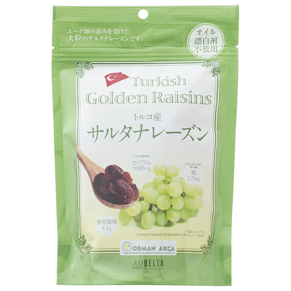 Raisins)(その他)　AEON　WINE】トルコ産サルタナレーズン　FOOD　de　デルタインターナショナル(Turkish　de　270g　Golden　WINE