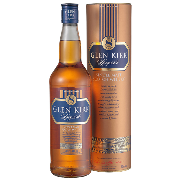 Whisky　シングルモルト8年(GLEN　グレンカーク　8YO)(その他)　Scoch　de　AEON　Speyside　KIRK　malt　WINE　スペイサイド　Single