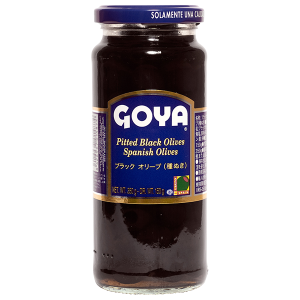 FOOD de WINE】GOYA ブラックオリーブ 種なし 350g イマイ(GOYA PITTED BLACK OLIVE)(その他)  AEON de WINE