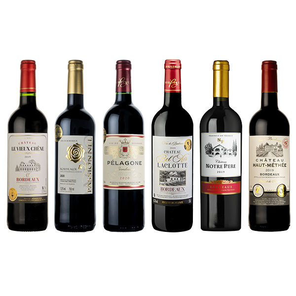 セット】全部で8冠！全て金賞受賞! ボルドーフルボディ 赤6本セット オリジナル(Bordeaux gold medal red wine  bottle set)(その他ボルドー) AEON de WINE