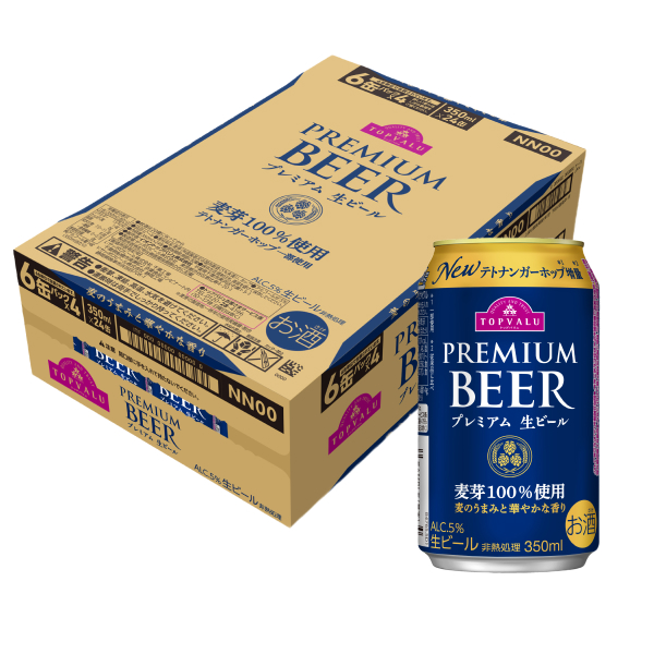 TV プレミアム生ビール 350ml×24＜ケース＞ / トップバリュ