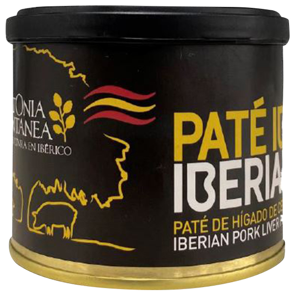 PORK　PATE)(その他)　WINE　FOOD　イベリコ豚レバーパテ缶　de　富士貿易(VETTONIA　MONTANEA　WINE】ヴェットニアモン　200g　de　IBERIAN　AEON