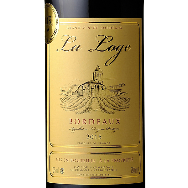 ラロージュ ボルドー シャトー ラロージュ la loge aop bordeaux