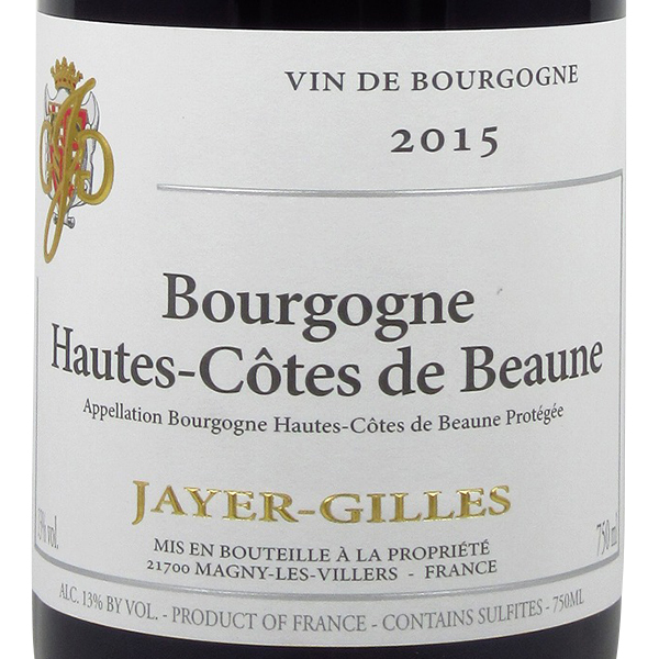2015 ブルゴーニュ オート・コート・ド・ボーヌ・ルージュ / ジャイエ・ジル ◎(Bourgogne Hautes-Cotes de Beaune  Rouge 2015 ◎)(その他ブルゴーニュ) | AEON de WINE |