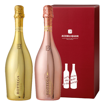 ギフト ボッテガゴールドスパークリング2本セット ボッテガ Bottega Gold Two Bottle Set その他ヴェネト Aeon De Wine