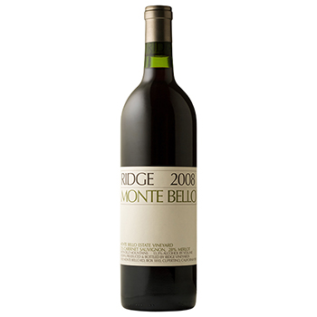 2008 モンテベロ / リッジヴィンヤーズ(RIDGE MONTE BELLO 2008 