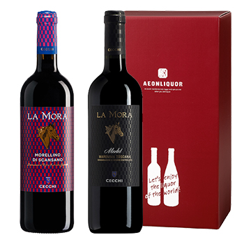 【ギフト】イタリア銘醸「チェッキ･ラ･モーラ」赤ワイン2本セット / チェッキ★(CECCHI LA MORA 2 bottle set)
