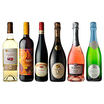 【セット】パーティを盛り上げる！女子会必須の厳選甘口ワイン6本セット / オリジナル ◎(Party Sweet wine 6 bottlS Set ◎)