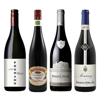 【セット】人気のピノ･ノワール種 飲み比べ4本セット / オリジナル◎(Pinot Noir red wine 4 bottles set◎)