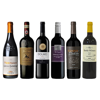 【セット】ソムリエ2次試験対策 品種飲み比べ赤6本セット / オリジナル ◎(Competition for kind drink red wine six bottle set ◎)