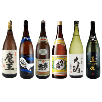 魔王が入った一升瓶呑み比べ6本セット オリジナル Syoucyuh 6 Bottle Set その他 Aeon De Wine