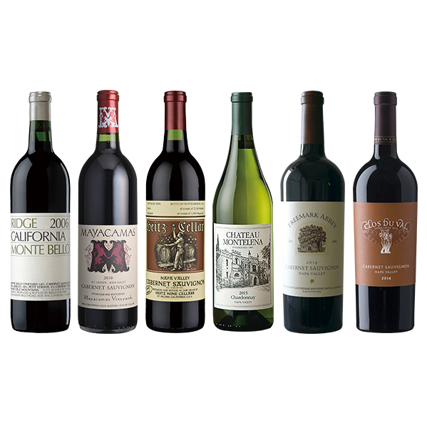 カリフォルニア･ナパヴァレー有名生産者6本セット / オリジナル ◎(Californian wine 6 bottles set ◎)