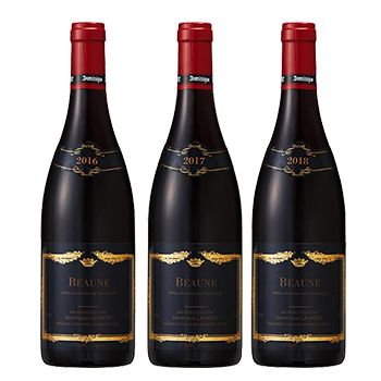【セット】“樽の魔術師”「ドミニク･ローラン」を堪能できる垂直飲み比べ3本セット / ドミニク･ローラン◎(Dominique Laurent Beaune V.V. 3 bottle set◎)