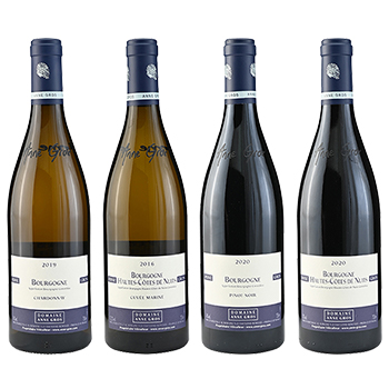 【セット】ブルゴーニュの名門「アンヌ･グロ」を知る赤白4本セット / アンヌ･グロ◎(Set of 4 red and white bottles to learn about Burgundy's prestigious "Anne Gros"◎)