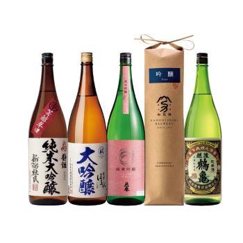 【2025父の日予約】L1002 人気銘醸蔵のみくらべ１.8L 5本セット(オリジナル)