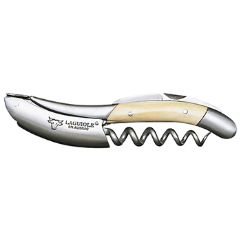【ワインGoods】ラギオール アン オブラック マンモスアイボリー / グローバル(Laguiole en Aubrac wine opener Mommoth White Bone)