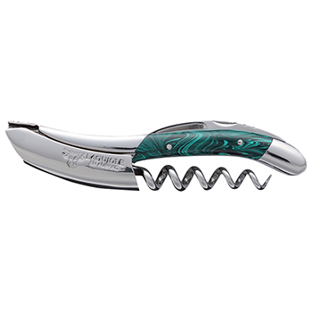 【ワインGoods】ラギオール アン オブラック マラカイト / グローバル(Laguiole en Aubrac wine opener Malaquite Stone)