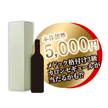 お楽しみBOX 1本 5,000円 / オリジナル(Wine Lucky BOX 5000) その他 750ml