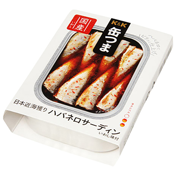【FOOD de WINE】缶つま 日本近海獲り ハバネロサーディン 105g / 国分(KANN TSUMA OIL SARDINE)