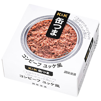 【FOOD de WINE】缶つま コンビーフ ユッケ風 80g / 国分(KANN TSUMA CORNED BEEF)
