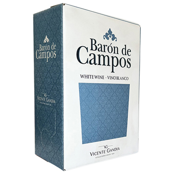 【ボックスワイン】V.G. バロン･デ･カンポ 白 (2.25L) / ヴィセンテ･ガンディア(BARON DE CAMPOS WHITE BIB 2.25 L)