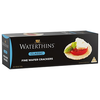 【FOOD de WINE】ウォーターシンズ ナチュラル 100g / 三菱食品 ◎(Waterthins ◎)