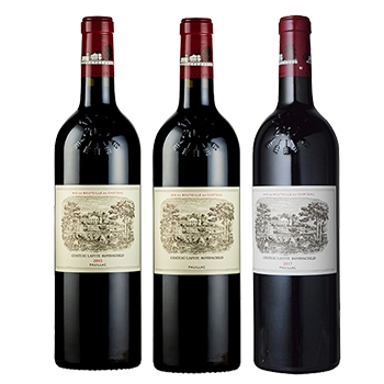 メドック格付け第1級筆頭 シャトー ラフィット ロートシルト 垂直飲み比べ3本セット シャトー ラフィット ロートシルト Chateau Lafite Rothschild Pauillac 3 Bottle Set ポイヤック Aeon De Wine