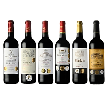 金賞17冠！すべてダブル金賞以上受賞 ボルドーフルボディ6本セット / オリジナル ◎(Bordeaux Double Gold Medal Fullbody Red Wine 6 bottle sets ◎)