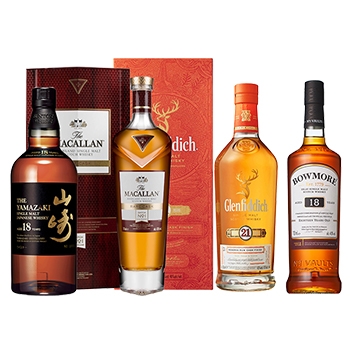 山崎18年入プレミアムウイスキー4本セット 2800ml / オリジナル(Premium Whisky 4 Bottole set)(その他