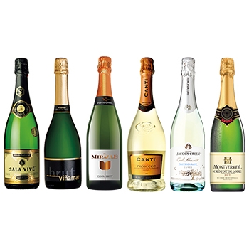 【セット】スパークリング6本セット / オリジナル ◎(sparkling wine 6 bottle set ◎)