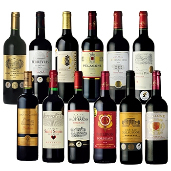 【セット】ボルドー金賞フルボディ12本セット / オリジナル ◎(Bordeaux Gold Medal Fullbody Red Wine 12 bottle sets ◎)