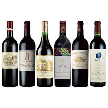 5大シャトー+オーパス･ワン 至極のワインセット / オリジナル ◎(Bordeaux Grand Cru 5 bottle &Opus One 2017 set ◎)