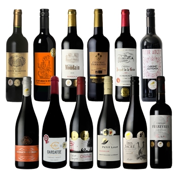【セット】全て金賞受賞！フランスフルボディ12本セット / オリジナル ◎(French gold medal Fullbody Red wine 12 bottle set ◎)