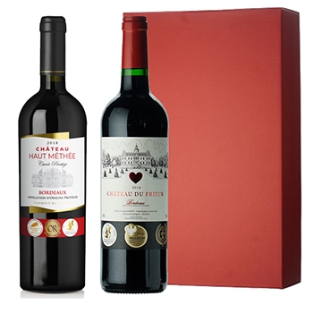 【ギフト】トリプル金賞受賞セット！ボルドー赤ワイン2本セット / オリジナル◎(Bordeaux gold medal red wine giftset◎)