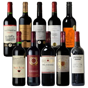 すべて金賞受賞 フランス産フルボディ特選赤ワイン10本セット / オリジナル ◎(Bordeaux fullbody red wine 10 bottle set ◎)