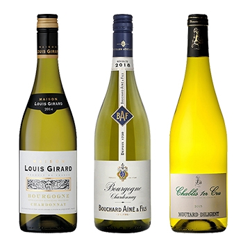【セット】直輸入ブルゴーニュ･シャルドネ白ワイン3本セット / オリジナル ◎(Bourgogne Chardonnay 3 bottle set ◎)