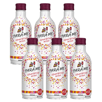 【まとめ買い・6本】パラミー ロゼ スパークリングワイン 290ml×6本  / オリジナル(PARA ME ROSE SPARKLING WINE)