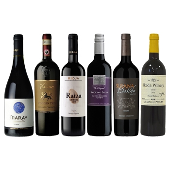 【セット】ソムリエ2次試験対策 品種飲み比べ赤6本セット / オリジナル ◎(Competition for kind drink red wine six bottle set◎)