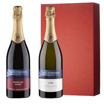 【ギフト】オーストラリア産 赤泡 白泡セット / オリジナル◎(Australian red & white sparkling giftset◎)