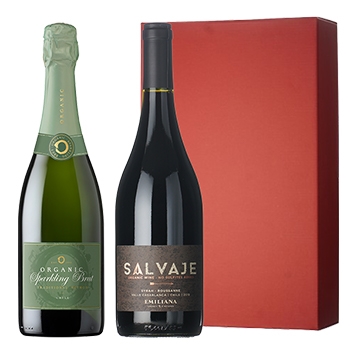 【ギフト】エミリアーナ泡赤セット / オリジナル◎(EMILIANA Natural wine 2 Bottle Set◎)
