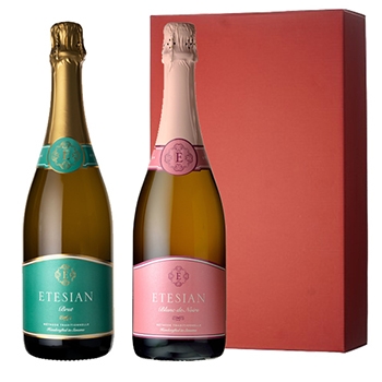 【ギフト】カリフォルニアを代表する銘醸地ソノマ産 スパークリング2本セット / オリジナル◎(California sparkling giftset◎)