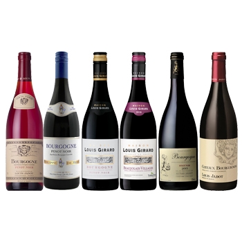 【セット】ルイジャド入りブルゴーニュ赤ワイン飲み比べ6本セット / オリジナル ◎(Bourgogne Red Wine 6 bottle set)