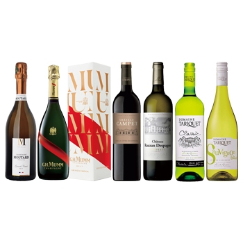 【ブラックフライデー予約2025】シャンパン2本入り フランスワイン6本セット / オリジナル(Champagne & French wine 6 bottle set)