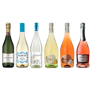 【セット】微発泡ワイン白・ロゼ6本セット / オリジナル ◎(Sparkling wine six bottles set ◎)