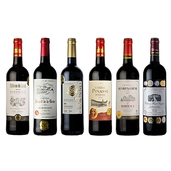 【セット】全部で14冠！全て金賞受賞 !ボルドーフルボディ赤 6本セット / オリジナル◎(Bordeaux gold medal red wine 6 bottle set◎)