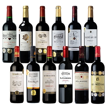 【セット】全部で23冠！全て金賞受賞！ボルドー フルボディ 赤 12本セット / オリジナル◎(Bordeaux gold medal red wine 12 bottle set◎)